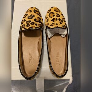 J. Crew leopard print flats - size 6